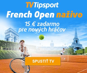 Tipsport naživo French Open bonus