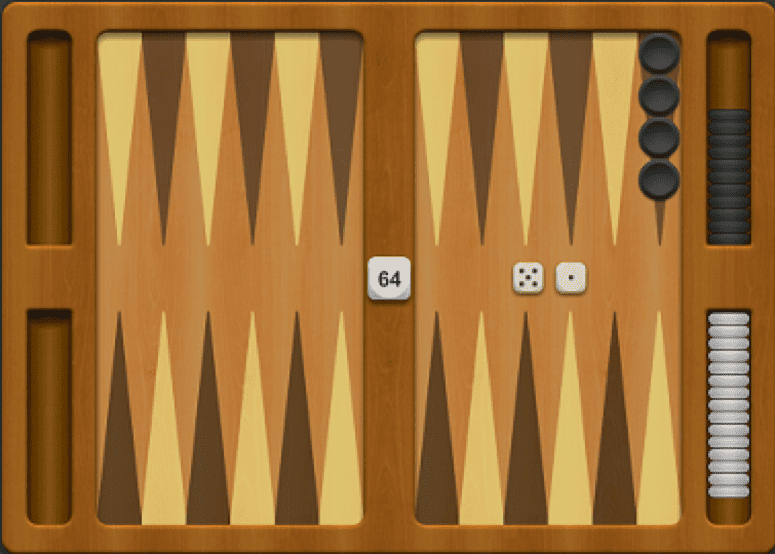 Backgammon - hracia doska - poloha 3