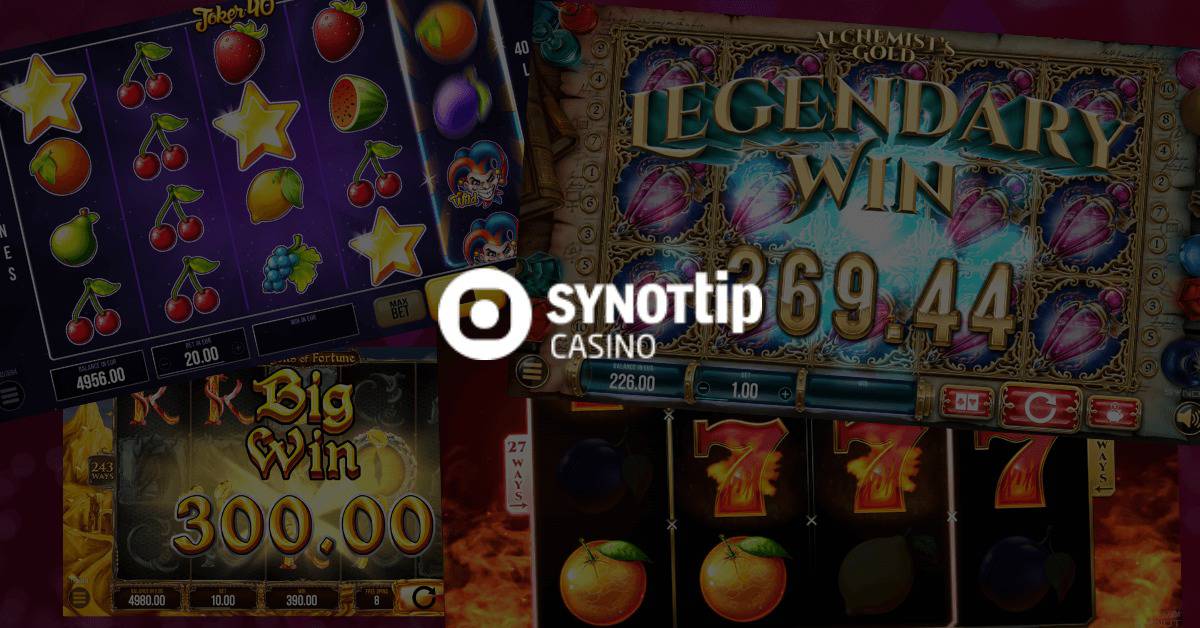 SynotTIP Casino nové hry - marec 2020