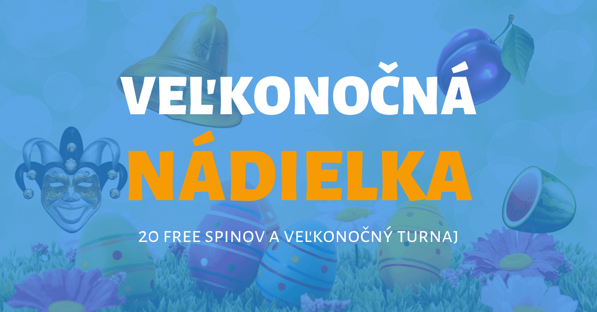 Veľkonočná nádielka free spiny turnaj Tipsport Kasíno
