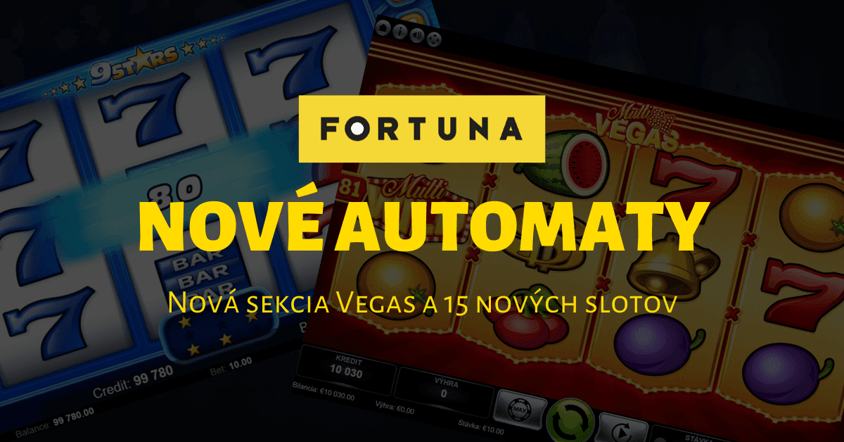 Nové Kajot automaty vo Fortuna Casino Vegas 
