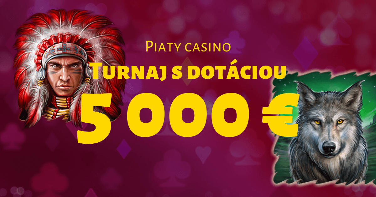 Piaty kasíno turnaj s rekordnou dotáciou 5000 € v SynotTIP Casino