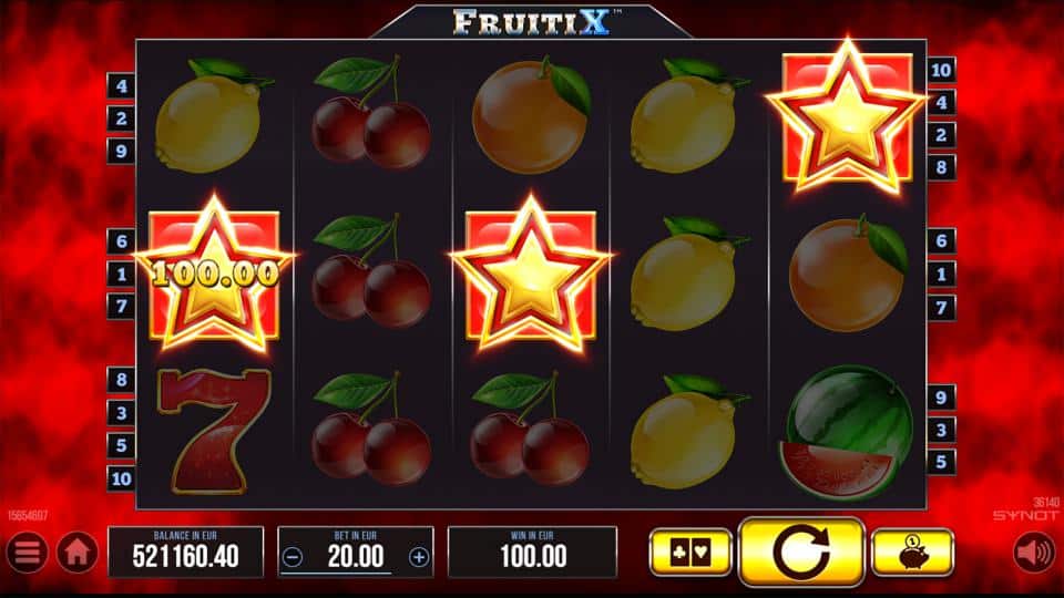 FruitiX - SYNOT Games online automat
