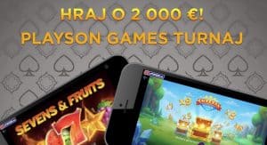 Playson turnaj v kasíne eTIPOS