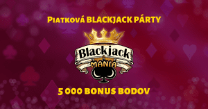 Piatková blackjack párty v SynoTIP Casino