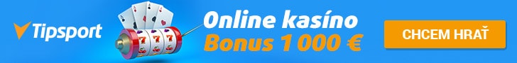 Kasino Tipsport €1000 bonus