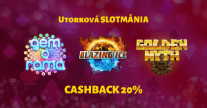 Utorková slotmánia v SynotTIP Casino