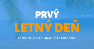 20 letných spinov zadarmo a exkluzívny turnaj v Tipsport Kasíno