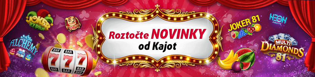 Nové KAJOT Games automaty v Tipsport Kasíne