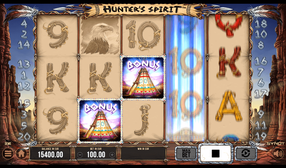 Hunter's Spirit - bonusová hra