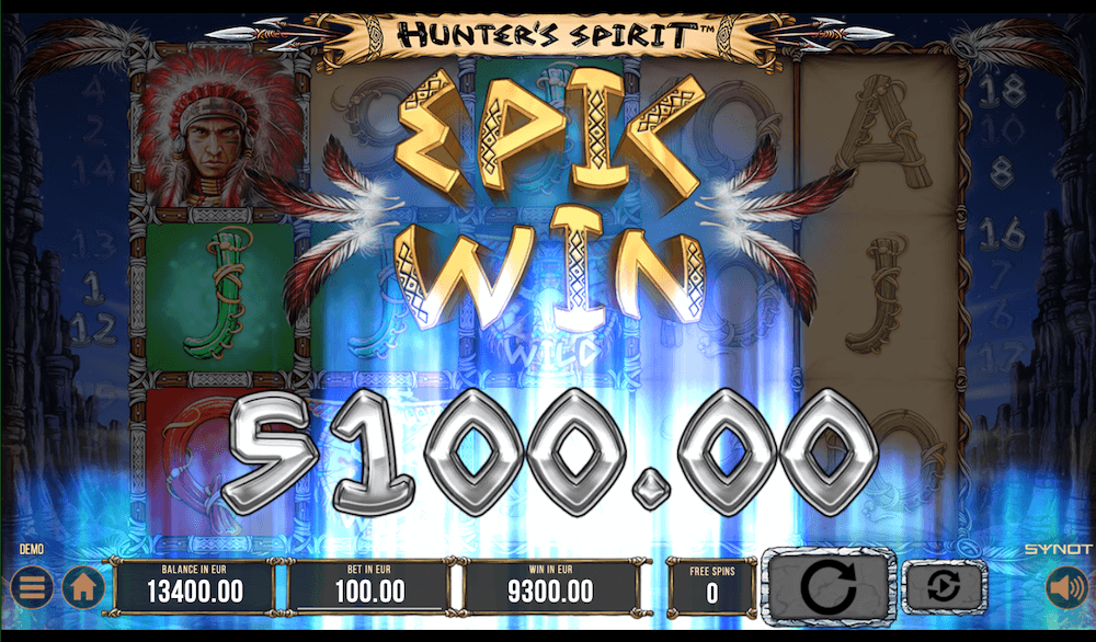 Automat Hunter's Spirit - epická výhra
