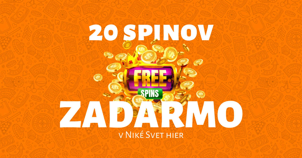 Niké Svet hier - 20 free spinov zadarmo