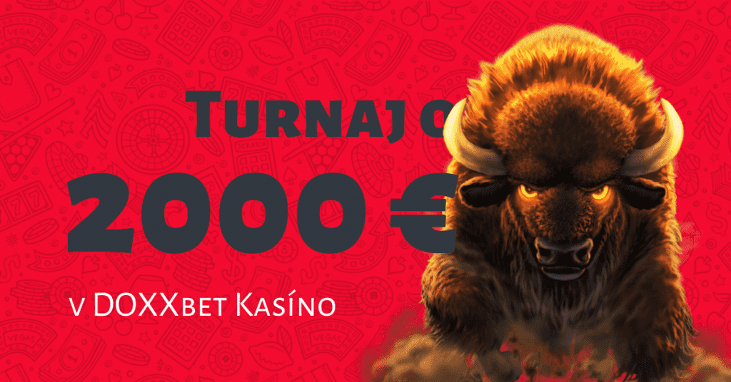 Hrajte prémiový casino turnaj o 2000 € v DOXXbet Kasíno