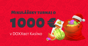 Mikulášsky turnaj o 1000 € v DOXXbet Kasíno