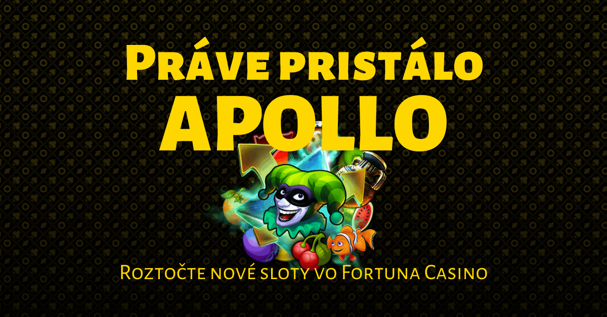 Hrajte nové Apollo Games automaty vo Fortuna Casino