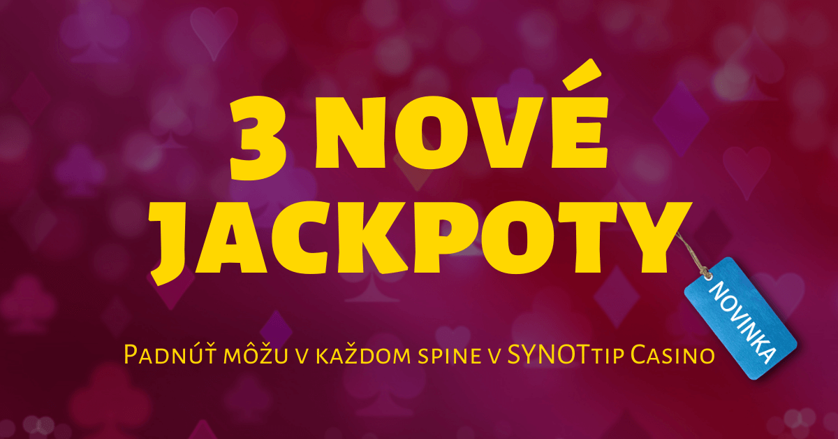 SynotTIP Casino spustilo prvý platformový jackpot na Slovensku