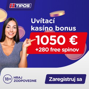 eTIPOS kasíno - kampaň Uvítací bonus - 300x300