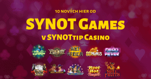 SYNOTtip Casino pridalo do ponuky 10 nových automatov od SYNOT Games