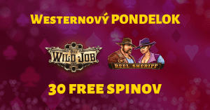 Westernový pondelok v SYNOTtip Casino o 30 free spinov