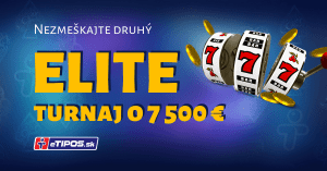 Druhé kolo ELITE Turnaja v eTIPOS Kasíno o 7500 €