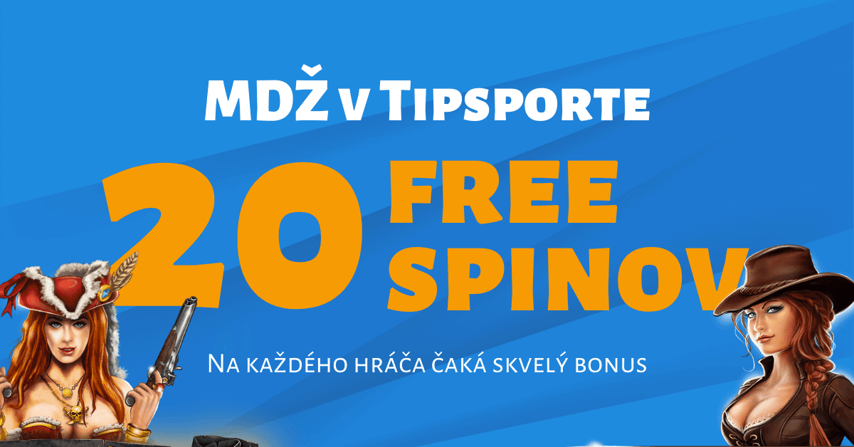 MDŽ v Tipsport Kasíno - 20 free spinov