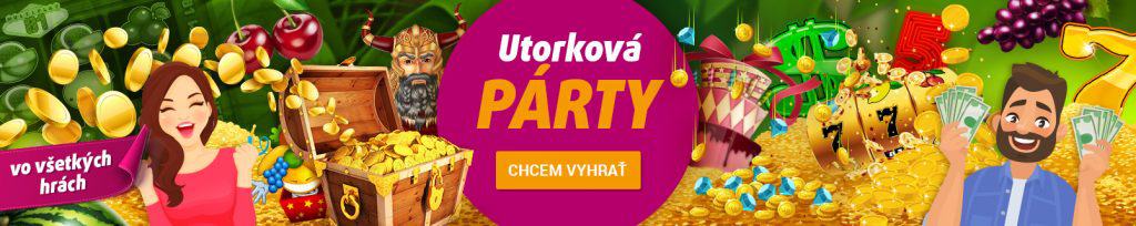 Utorková párty v Tipsport Kasíne - banner