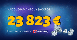 Diamantový SYNOT progressive jackpot v eTIPOS kasíno