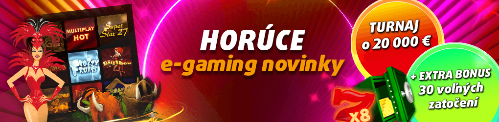 Horúce novinky od E-Gaming v Tipsporte - banner