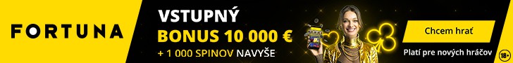 Bonus masuk baru ke Fortuna Casino - €10.000 untuk deposit + 1000 putaran gratis - 728x90