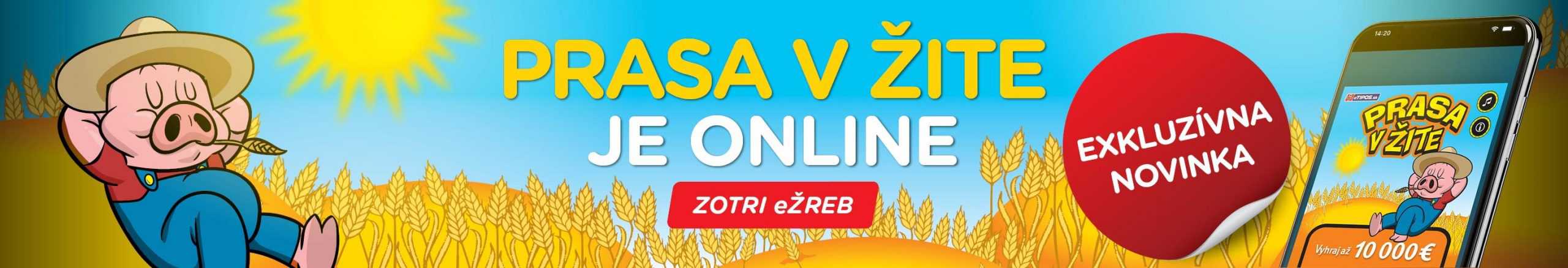 Online žreb Prasa v žite - banner