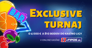 Exclusive turnaj o 4000 € v Apollo hrách v eTIPOS kasíne