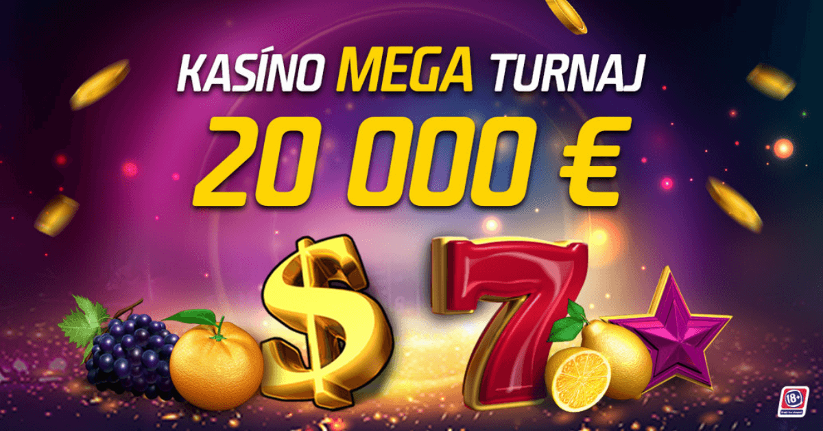 MEGA turnaj o 20 000 € v eTIPOS kasíne