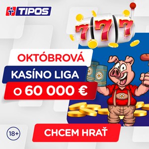 Októbrová kasíno liga 2022 v eTIPOS.sk - 300x300