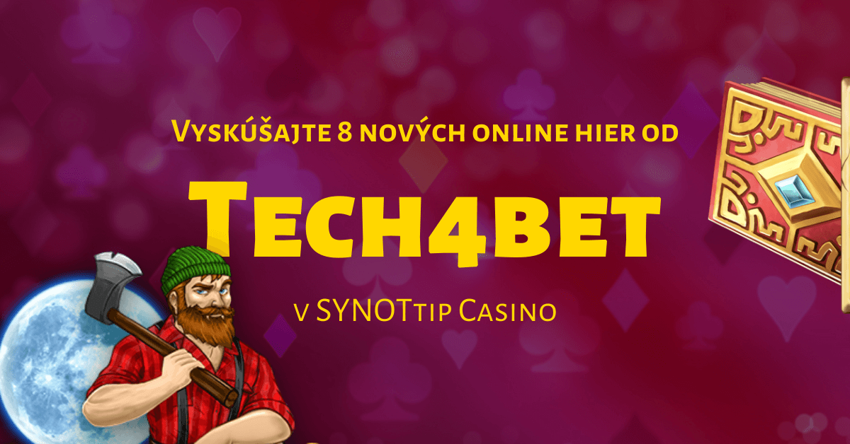 8 nových hier od Tech4bet v SYNOTtip Casino