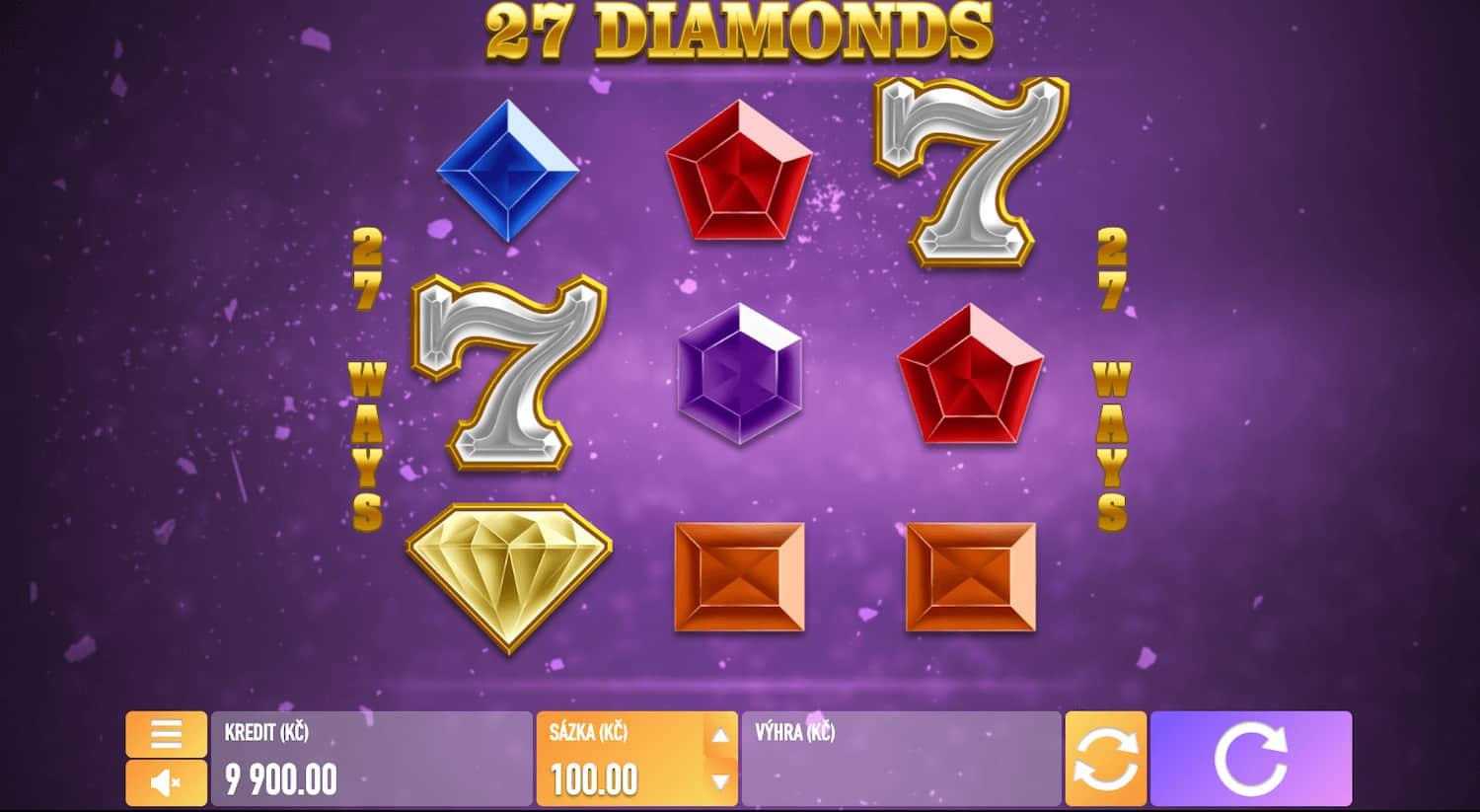 Ukážka hry 27 Diamonds od Tech4bet