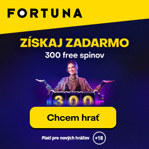 Fortuna casino vstupný bonus 300 free spinov zadarmo - 300x300