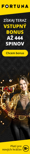 Nový vstupný bonus 444 free spinov pre nových hráčov - Fortuna Casino - 120x600