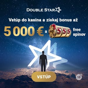 Vstupný bonus 5000 € + 555 free spinov do DoubleStar - 300x300