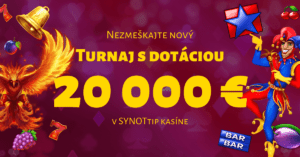 SYNOTtip Casino turnaj o 20 000 € - február 2022
