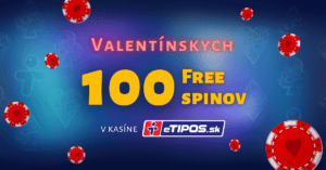 Valentínske free spiny v online kasíne eTIPOS.sk 2022