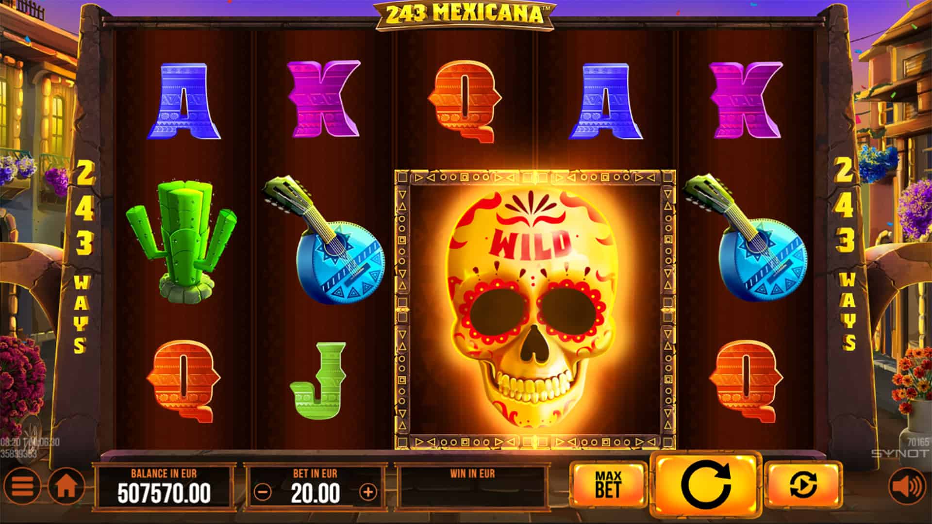243 Mexicana - automat od SYNOT Games