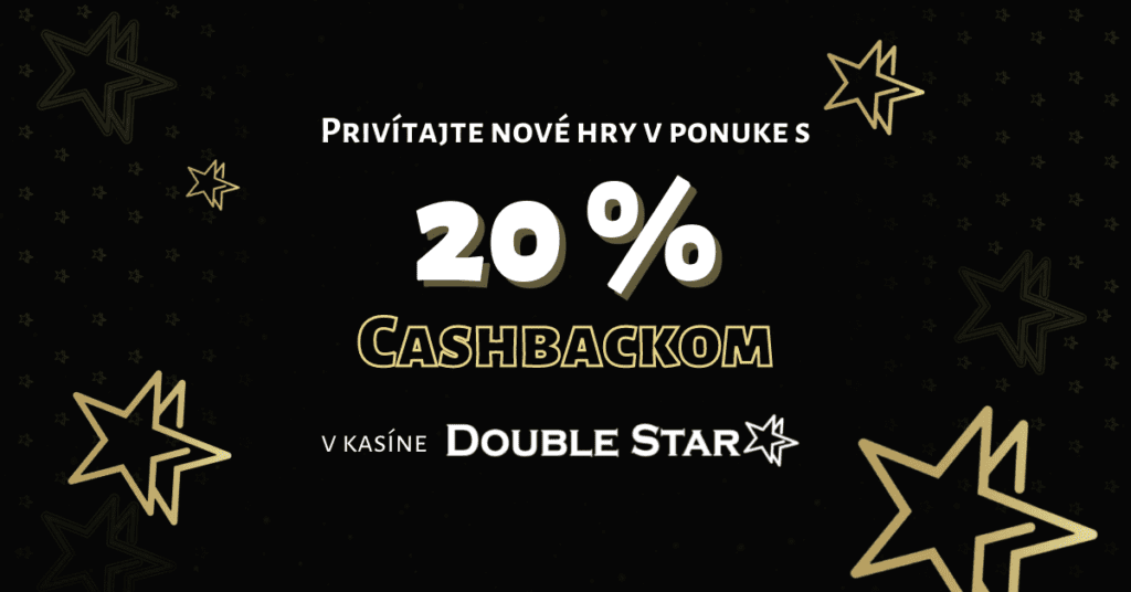 20% Cashback untuk permainan baru di DoubleStar Casino