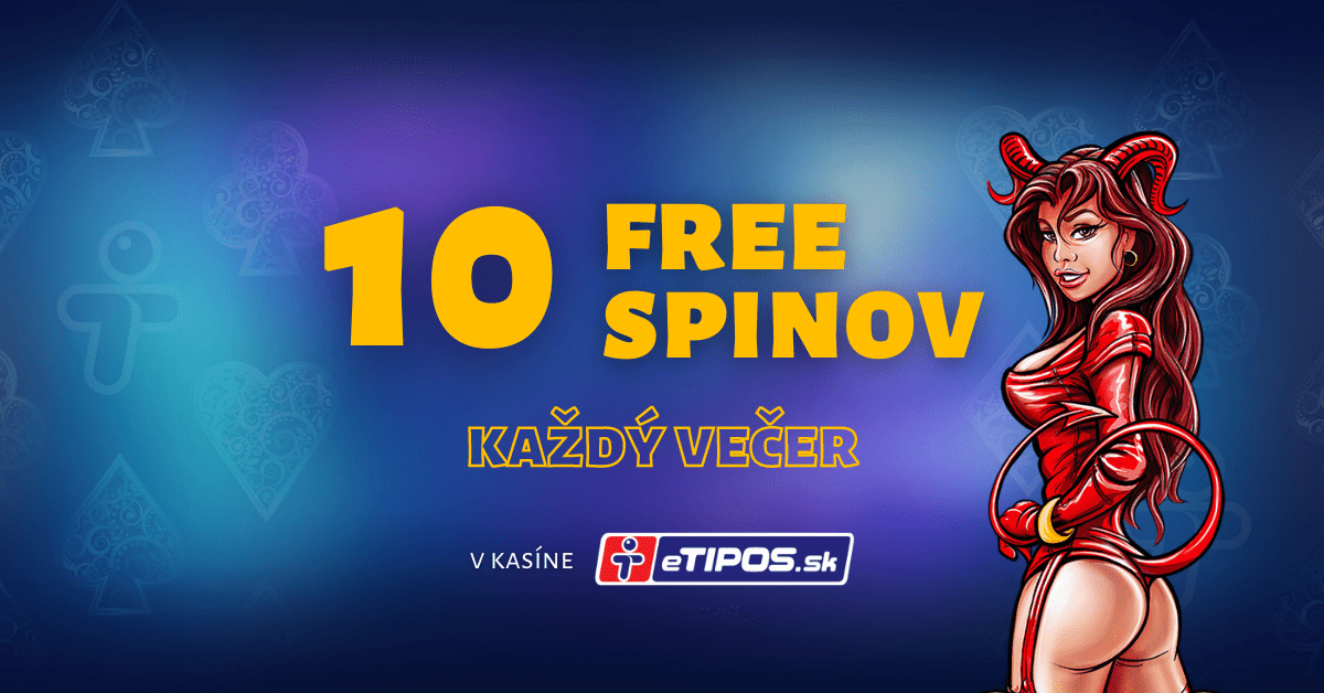 Free spiny v rámci aprílovej kasíno ligy 2022 v eTIPOS.sk