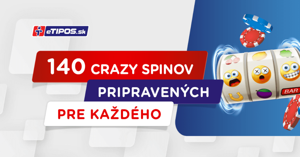 crazy spiny pre kazdeho etipos kasino