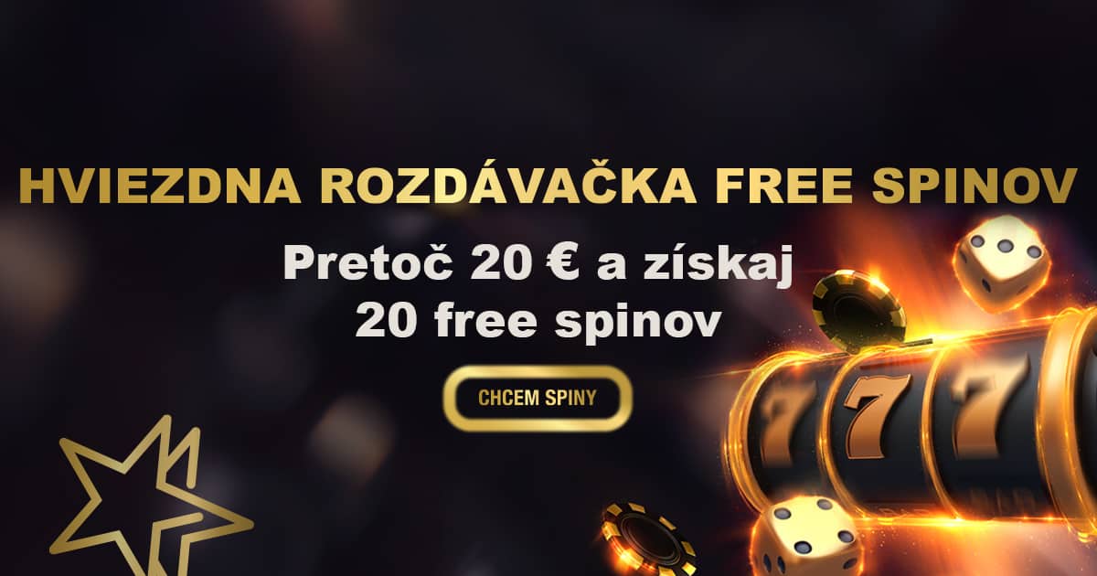 Hviezdna rozdávačka v DoubleStar - 20 free spinov za 20 €