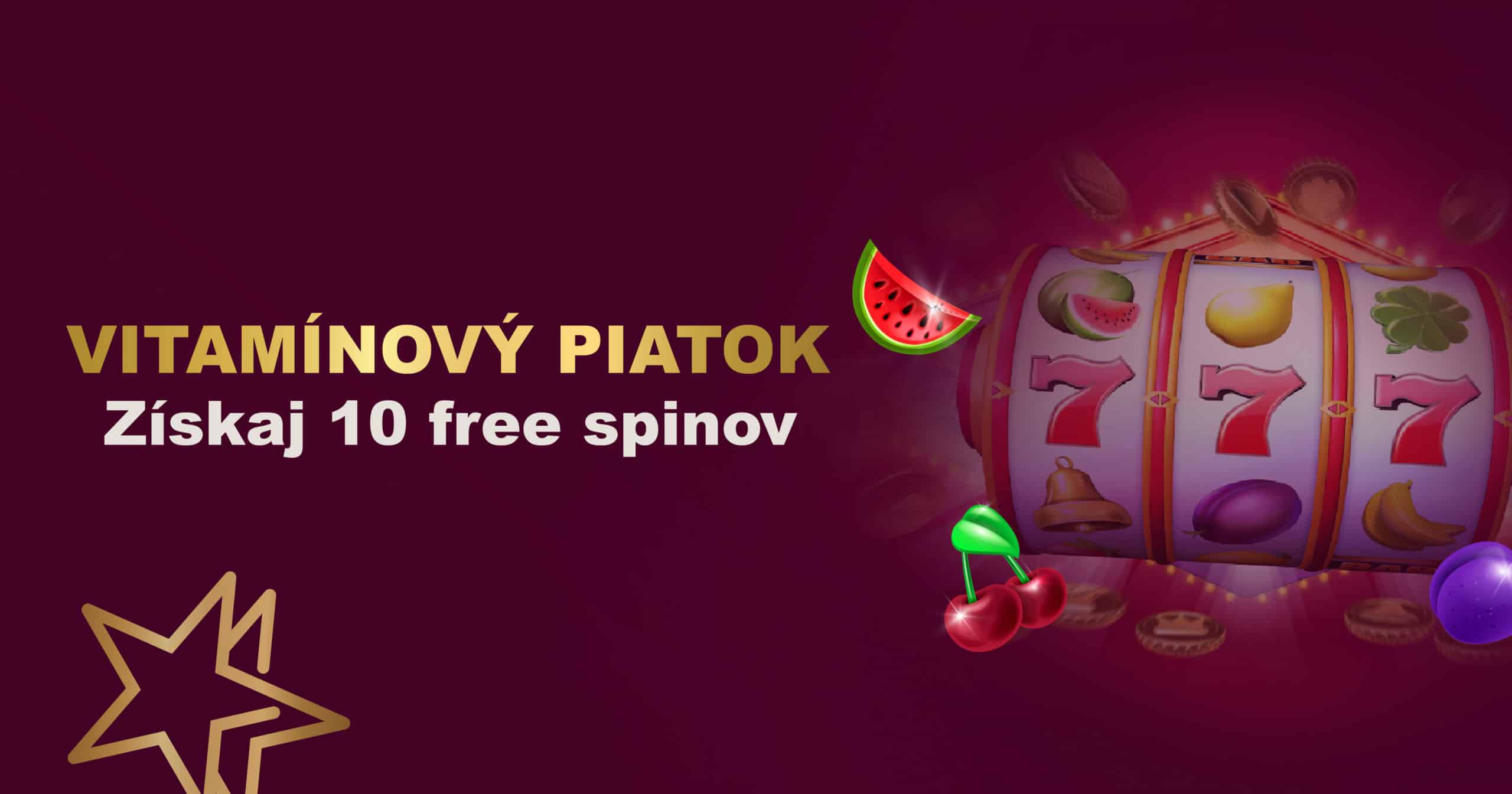 Vitamin Friday - bonus 10 putaran gratis - DoubleStar Casino
