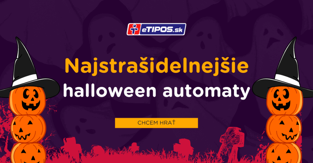 Najstrašidelnejšie Halloween automaty v eTIPOS.sk online kasíne