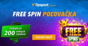 Tipsport free spin poľovačka