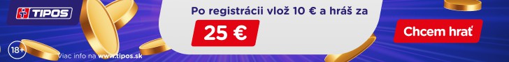 eTIPOS kasíno - kampaň Registračný bonus - 728x90