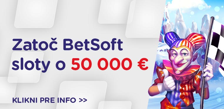 Betsoft turnaj o 50 tisíc eur v eTIPOS kasíne